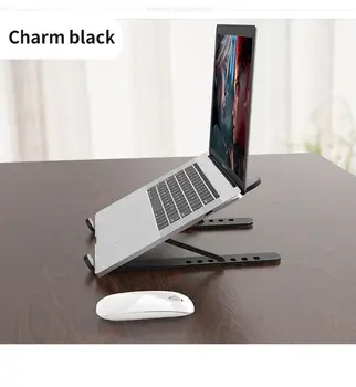 

Foldable Laptop Stand Macbook Pro Aluminum Adjustable Desktop Tablet Holder Desk Table Mobile Phone