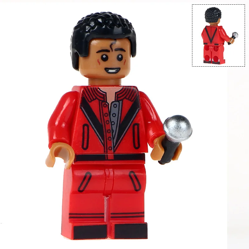 

20 pcs/lot WM445 Professional Singer and Dancer Michael Jackson Action Building Blocks Bricks Children Gift Toys