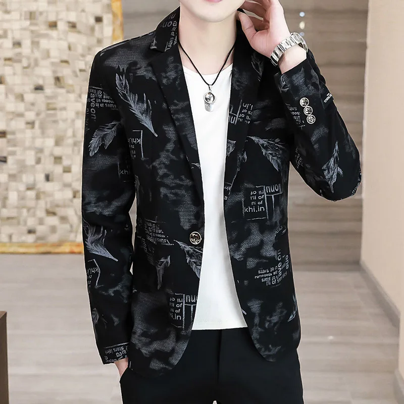

Новинка 2021, стильный костюм, пальто с принтом для свадьбы, одежда для бала, высокое качество, повседневные модные тренды, мужской деловой костюм для отдыха, куртки