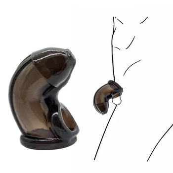 Hot Penis Sleeve Soft Curved Cock Enlargement Delayed Ejaculation Anal Plug Adult Sex Toy Model Accessories for Men Women 5