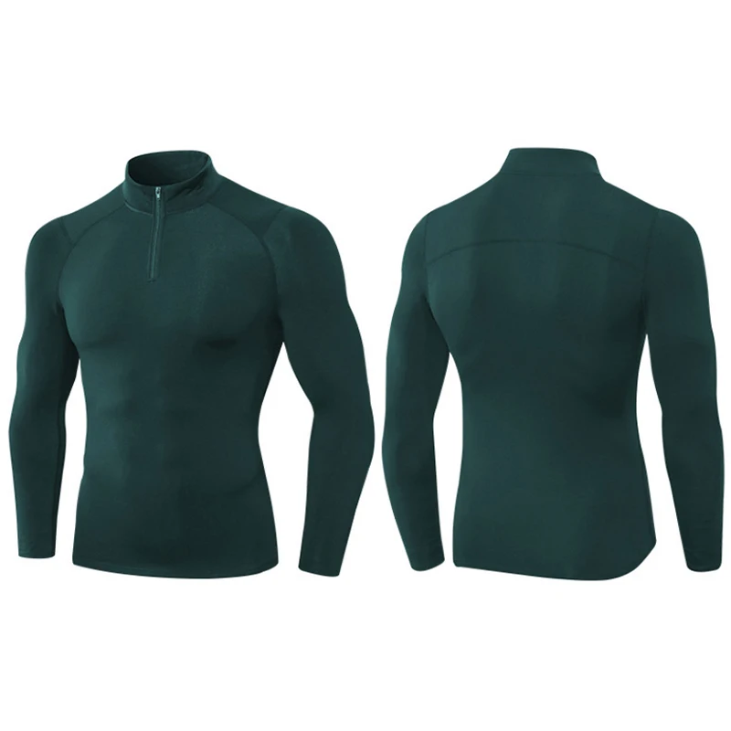 Winter Long-Sleeve Thermal Shirts Elastic Running Gym Shirts Sport Tshirt Compression Bodybuilding Fitness Top Sportswear