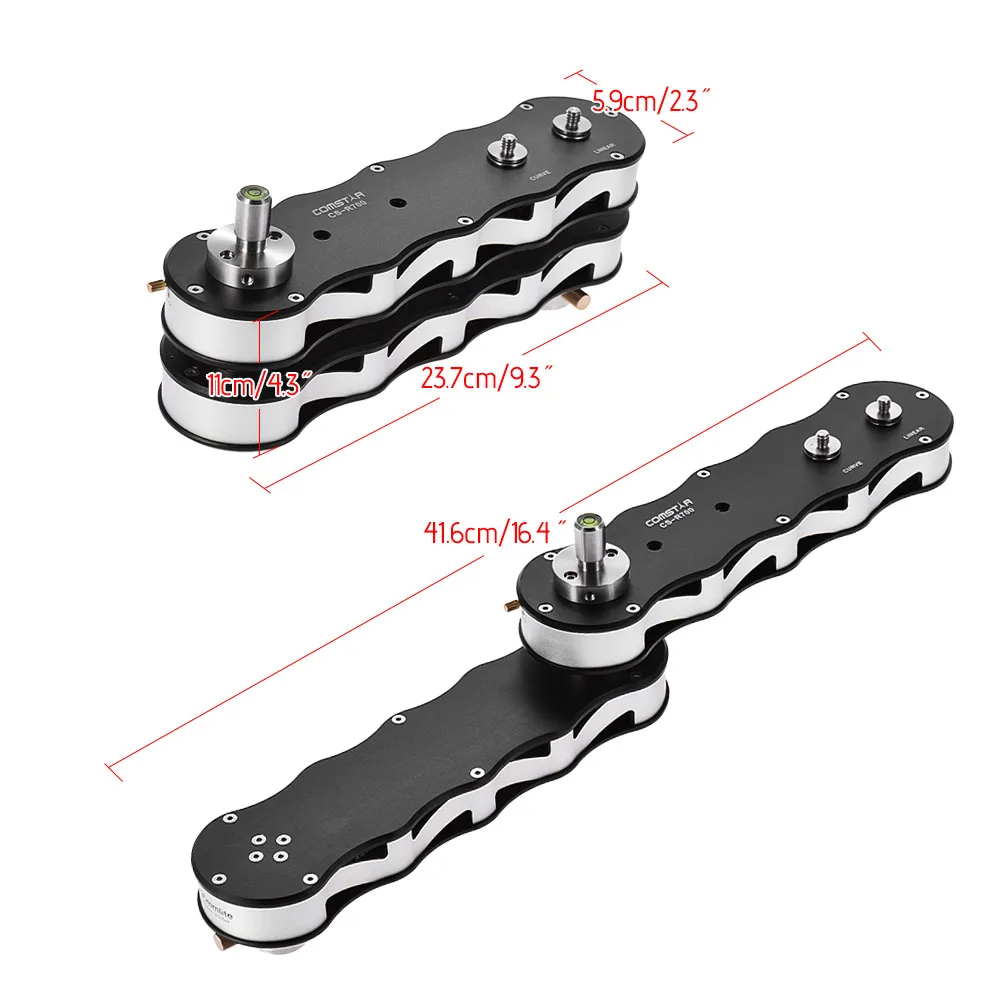 Commlite CS R700 Slider Track 4 Time Camera Video Rail + шаровая Головка для камеры Canon Nikon Sony DSLR