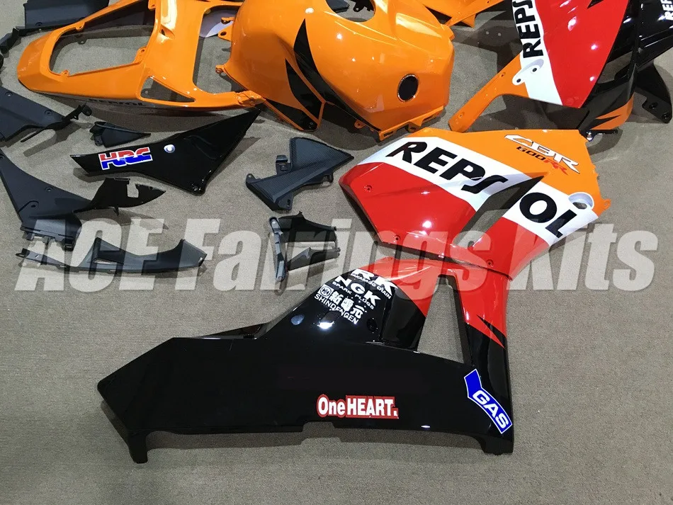 Инъекций ABS Полный комплект обтекателя подходит для Honda CBR600RR 13, 14, 15, 16, 17, F5 2013 Обтекатели Repsol Лидер продаж