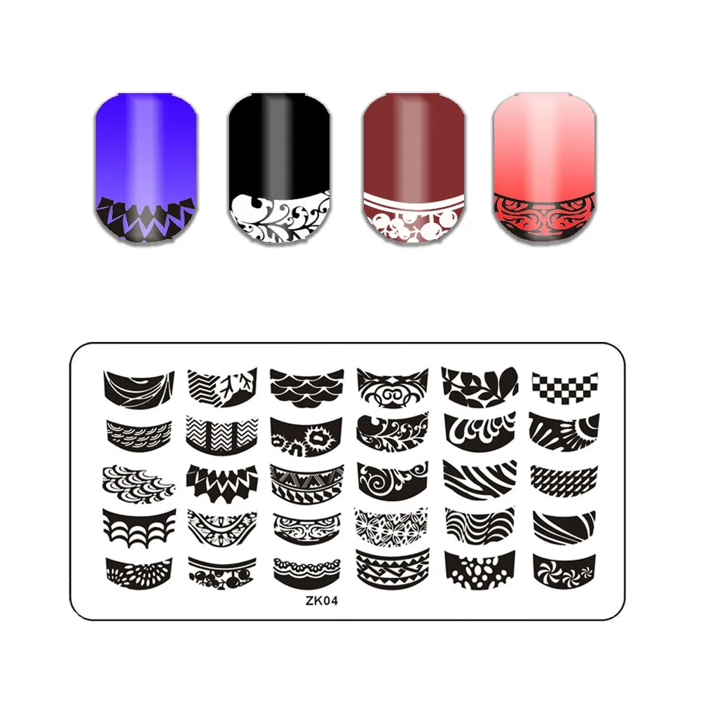 Различные новый дизайн пластина для стемпинга нейл-арта DIY стемпинг ногтей