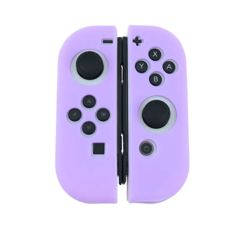 Мягкий чехол YuXi для nyd Switch JOY CON силиконовый защитный чехол для NAND JOY-CON Противоскользящий защитный чехол - Цвет: K-K