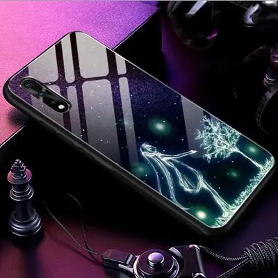 Закаленное стекло крышка для VIVO Z5 z5 силиконовая Мягкая задняя крышка для VIVO Z 5 звездный узор телефонные чехлы оболочка VIVOZ5 z 5 - Цвет: A8