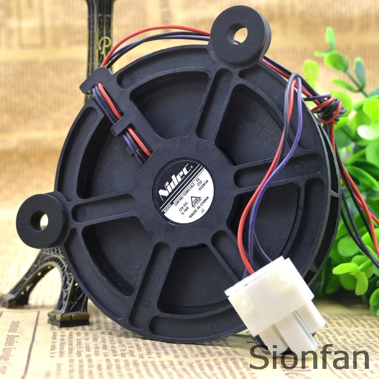 For NIDEC Refrigerator Fan GW10C12MS1AZ-52 12V 0.14A Blower Cooling Test Working | Электроника