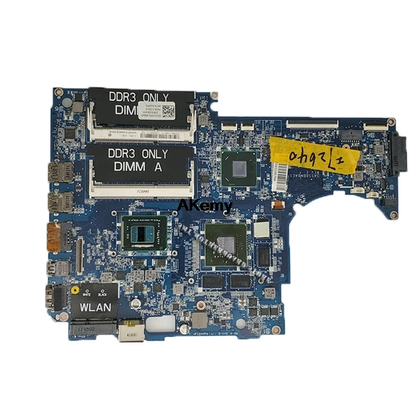 CN-01XFF3 01XFF3 1XFF3 для DELL XPS 15Z L511Z материнская плата для ноутбука DASS8BMBAE1 с I7-2640M процессором и N12P-GE-A1 GPU на HM67