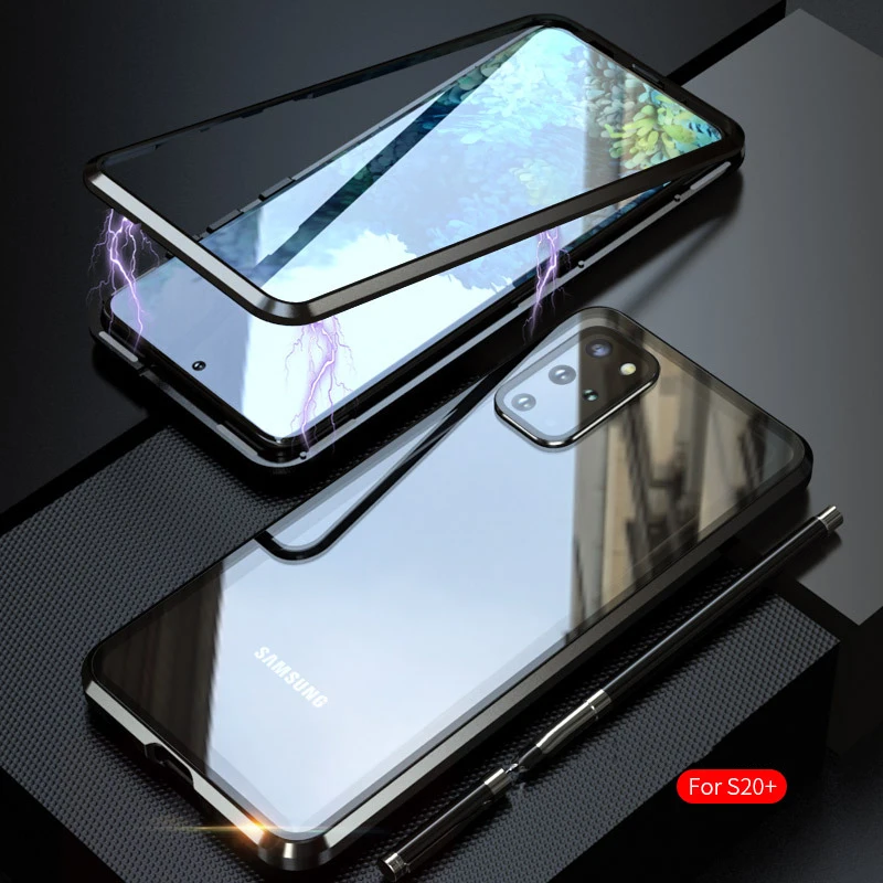 

Ikrsses Case For Samsung Galaxy S20 Plus HD Explosion-proof Glass shell Phone Camera Protective For Galaxy S20 Ultra 5G Cover