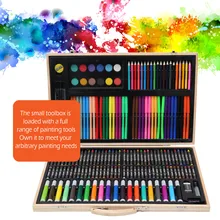 150/180 Pcs Kids Art Set Children Drawing WaterColor Pen Crayon Oil Pastel Painting Art supplies stationery Kit for Student Gift