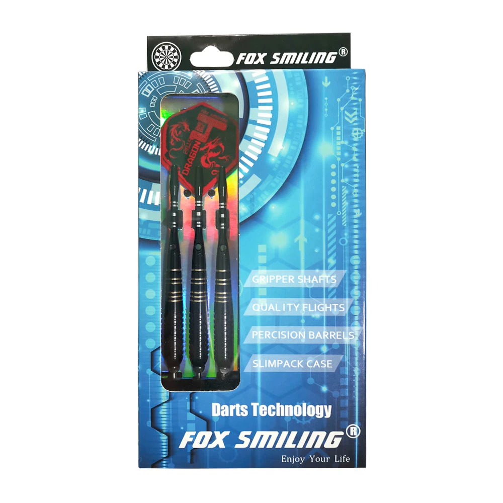 Fox Smiling 24/25g Сталь кончик иглы Дартс со сменными советы|Дартс| |
