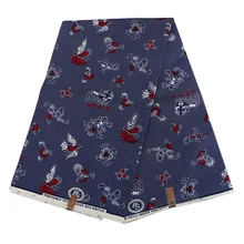 Последние поступления дизайн Африканский Pagnes Нигерия, Анкара настоящий голландский гарантированный воск красная ткань с цветочным принтом 6Yards \ Комплект