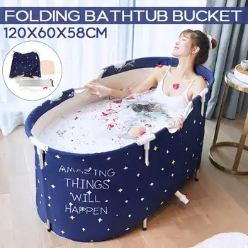 

Foldable Bathtub SPA Tub Adults Portable Bathtub Family Bathtub Children's Pool Spa Sauna Bathtub Storage Bathtubs For Indoor