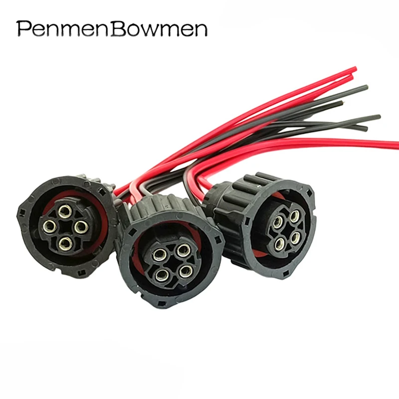 

4Pin 2.5MM Auto Tyco Round HOWO Odometer Speed Sensor Plug Waterproof Connector Wiring Harness 1-967325-1 With Cable For A7