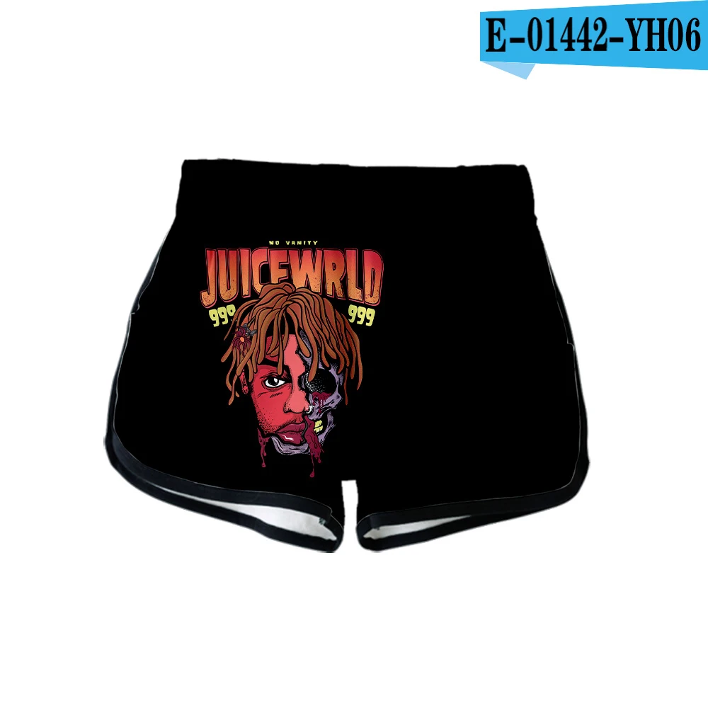 Salute to Rapper Juice WRLD хип-хоп эмо ловушка Lucid Dreams 3d принт летние женские повседневные милые девушки горячая Распродажа сексуальные шорты одежда - Цвет: YH06