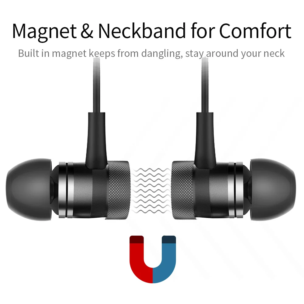 Picun H6 Bluetooth наушники спортивные беговые Беспроводные с микрофоном тренажерный