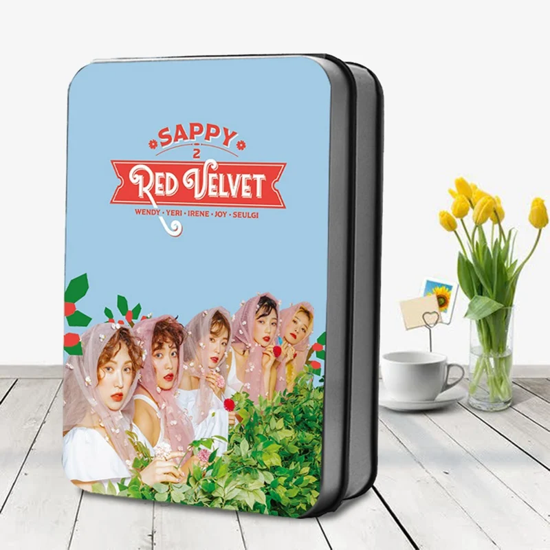 40 шт./компл. K-POP красный бархат Ablum ломо карты самодельные бумажные фото карты вентиляторы коллекция подарков