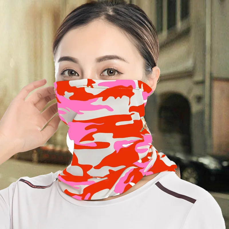 Rose Летняя унисекс велосипедная маска быстросохнущая дышащая головной убор уличная спортивная Солнцезащитная тюрбан многофункциональная волшебная маска для тюрбана - Color: Rose
