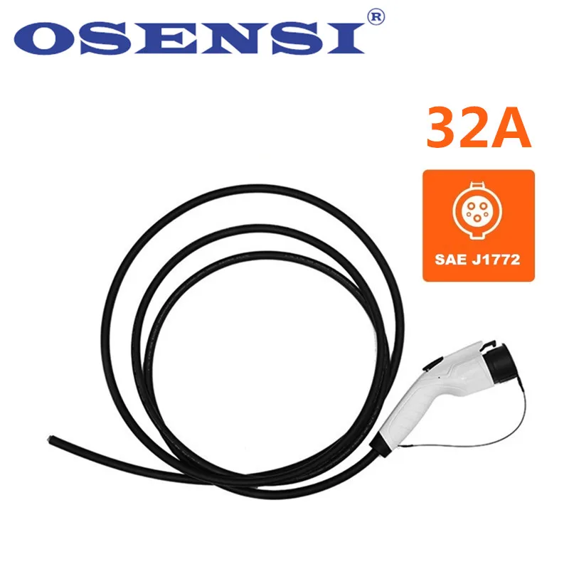 Зарядная Станция EVSE 32A тип 1 SAE J1772 с кабелем 5 м EV разъем для зарядки электромобиля