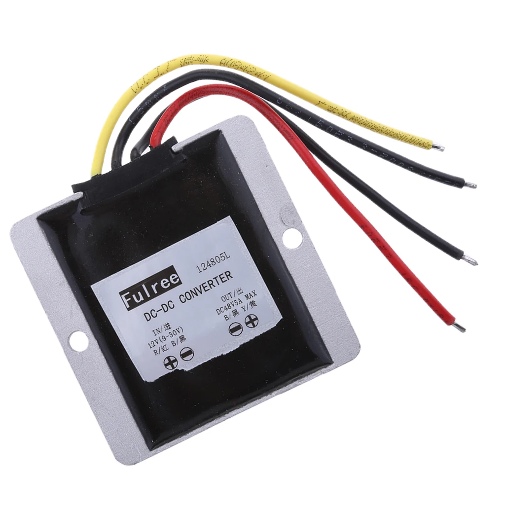 DC/DC 12V/24 To 48V/5A Converter Regulator Transformer Power Supply For Car