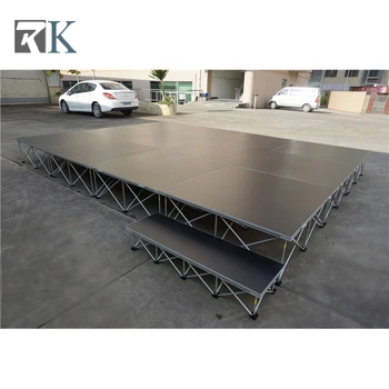 

4x4 Easy set up Drum Riser portable smart stage for wedding event concert