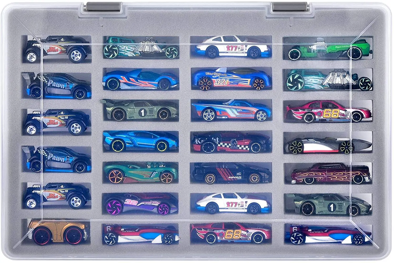 Case Compatible With Hot Wheels Cars Gift Pack. Toy Cars Organizer