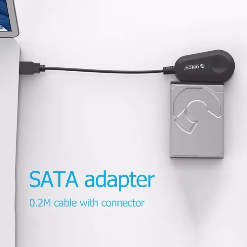 ORICO SATA к USB адаптер USB3.0 с 12 В 2A ЕС США адаптер питания чехол для 2,5 дюймов 3,5 дюймов внешний SSD HDD жесткий диск