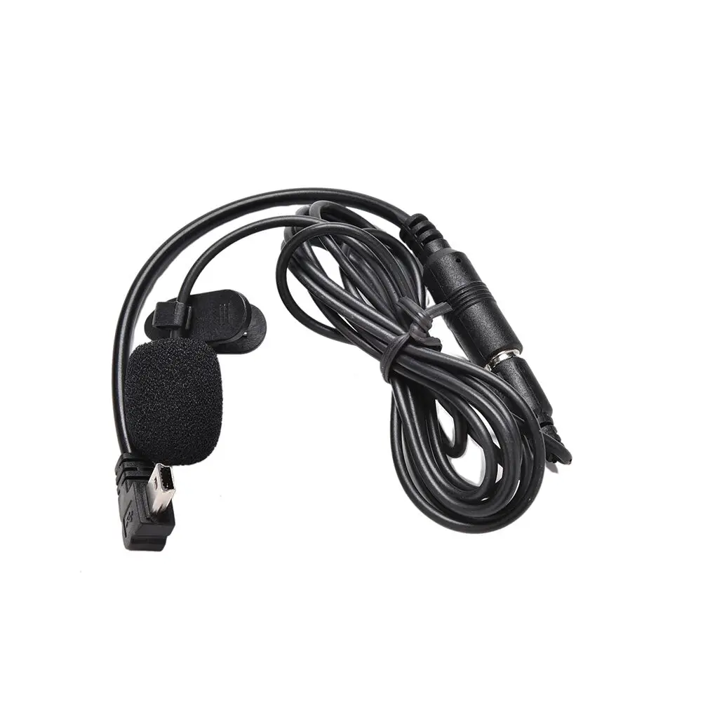 미니 USB 오디오 어댑터가있는 새로운 3.5mm 액티브 클립 마이크 Gopro Hero 3 용 마이크 케이블 3 + 4 액션 카메라 액세서리 키트