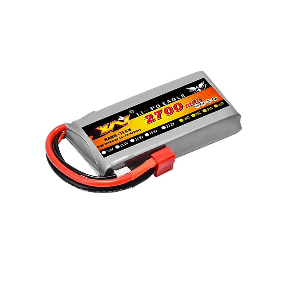 1 2 3 шт. Lipo аккумулятор совместимый с WLTOYS 12428 1/12 RC Car Upgrade 7 4 V 2700mAH 2S запасные