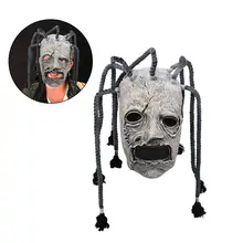 Хэллоуин маска Slipknot Ужас латекс гримаса дерево маска монстра взрослых аксессуары для косплея для Хэллоуина поставок
