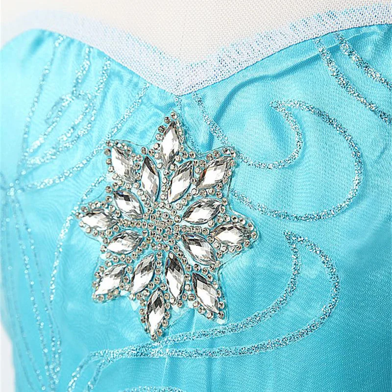 Children Halloween Costume Kids Girls Dress Printed Party Gown Prom Cosplay Costume Princess Christmas Dress