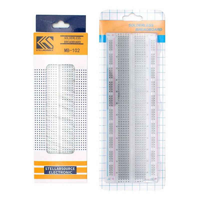 10 шт./лот макетная плата 830 точек без пайки печатная плата хлеба MB-102 MB102 тестирование Разработка DIY