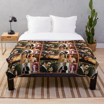 

Gone with the wind Throw Blanket Soft Sherpa Blanket Bed Sheet Single Knee Blanket Office Nap Blanket