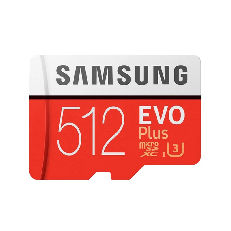 Карта памяти SAMSUNG Micro SD 512 ГБ 256 ГБ 32 ГБ 64 Гб 128 ГБ 16 ГБ SDHC SDXC класс EVO+ класс 10 C10 UHS TF SD карты транс флэш Microsd - Емкость: 512 МБ