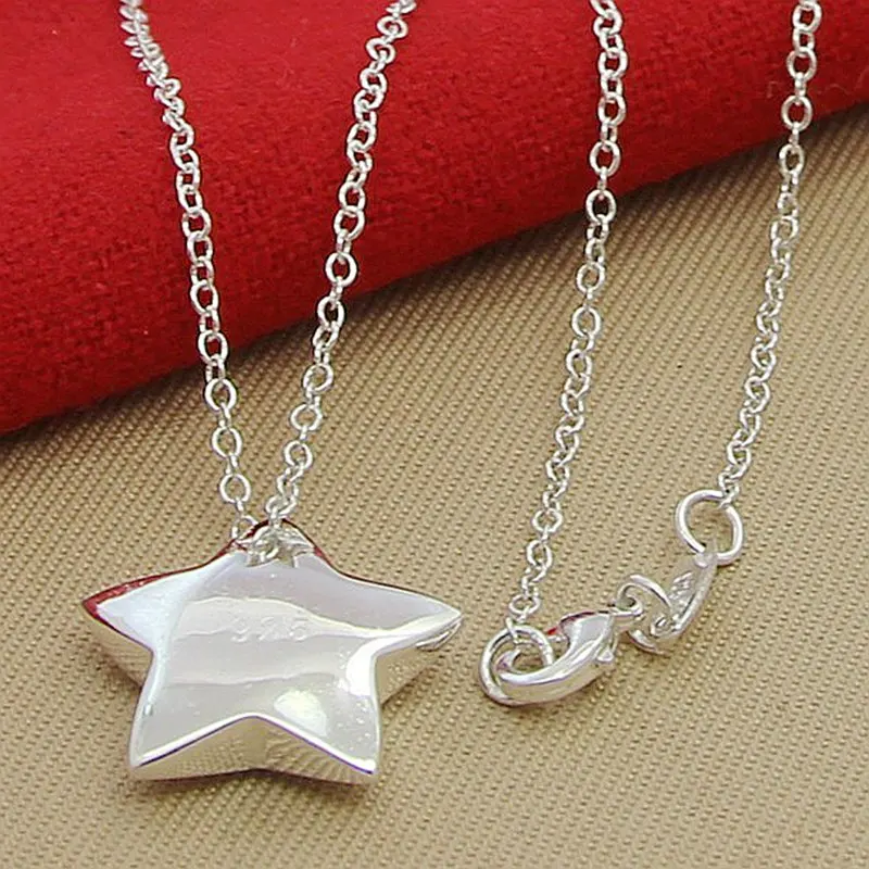 New Fashion Jewelry Silver Color Necklace for Women Cute Sky Star Pendant Necklaces Wholesale Price | Украшения и аксессуары