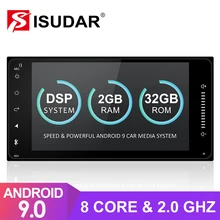 Isudar 2 Din Авто Радио Android 9 для Toyota/Corolla/Terios/Altis/RAV4/CAMRY автомобильный мультимедийный видео gps Восьмиядерный rom 32 Гб Камера