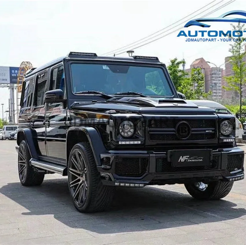 G Class Wagon W463 G500 G55 G63 спойлер на крыше крыло из углеродного волокна B стиль со светодиодный