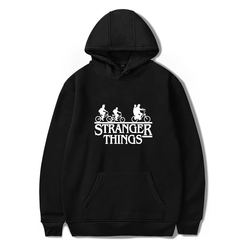 Sudadera stranger things мужская толстовка с капюшоном и свитшоты больших размеров для осени с хип-хопом зимние толстовки для мужчин - Цвет: A4