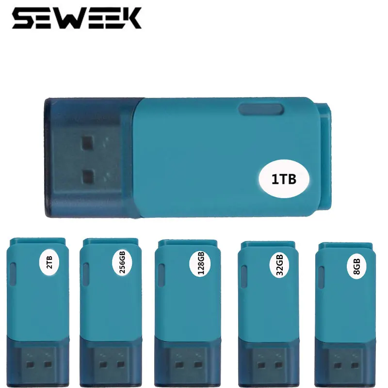 SEWEEK флеш-накопитель USB 3 0 256 ГБ 1 ТБ Флешка 32 Гб флешка 64 диск на ключ | Компьютеры и