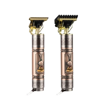 

Barbershop Professional T9 Hair Trimmer Low Noise T-Outliner Large Power Hair Carving Men Kids Hair Finishing Electric Clipper