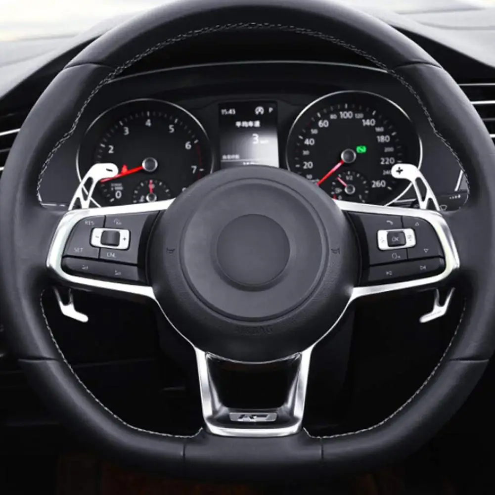 Алюминиевое Автомобильное рулевое колесо шифт весло шифт расширение для GOLF GTI R GTD GTE MK7 7 POLO GTI Scirocco