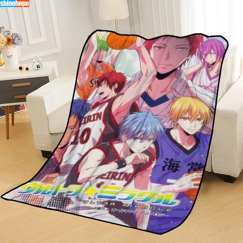Одеяла на заказ Kuroko без корзины одеяло s для кровати мягкие TR DIY ваше изображение Прямая поставка плед путешествия