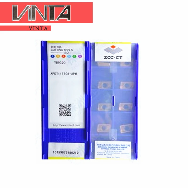 

CNC milling inserts APKT11T3 series 90° Square shoulder step milling blade Milling inserts for steel