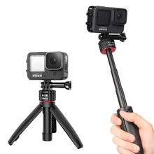 Ulanzi Quick Switch Extend Gopro Stick Tripod for Gopro 9 8 7 Max Action Camera Vlog Tripod Selfie Accessories