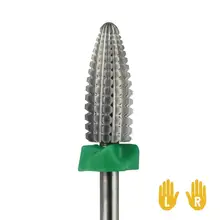 Typhoon сверло, 2 способа, размер грубого C, быстро удаляет акриловые или гелевые гвозди, сверло для ногтей для электрического маникюрного станка