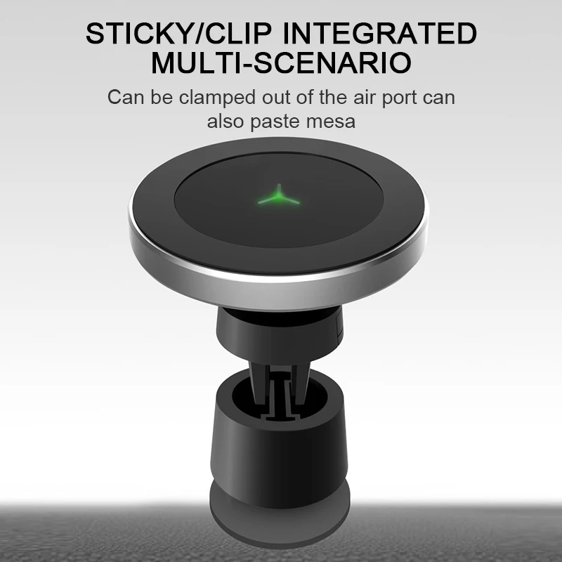 

Car Mount Qi Wireless Charger For iPhone X 8 Plus Samsung Note 10 360 Rotate Wireless Charging Magnetic Car Phone Holder Stand