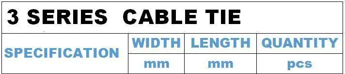 Gravata de nylon tipo fechadura de plástico,