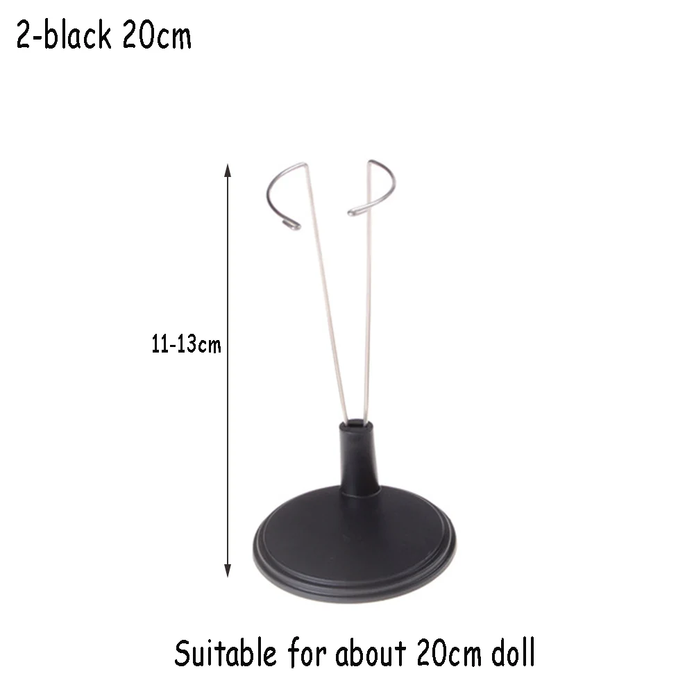 Cute Adjustable Metal White/Black Doll Dummy Puppet Wrist Stand Holder Bracket Support Dollhouse Accessory Toy Display Kid Gift 11