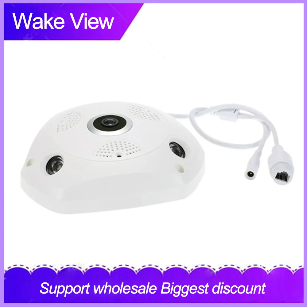 WakeView 5 мегапиксельная камера Wi-Fi Крытый панорамный Fisheye 360 градусов IP Камера