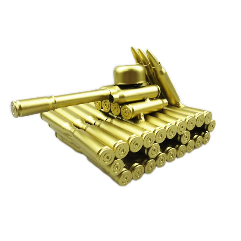 

Creative Metal Crafts Furnishing Iron Tank Model Design Birthday Gift Home Decortaion Accessories Figurines 15x8x9cm